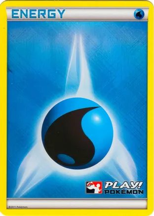 Water Energy (2011 Play! Pokemon) — League & Championship Cards
