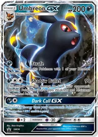 Umbreon GX - SM36 — SM Promos