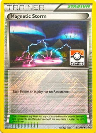 Magnetic Storm - 91/106 (Pokemon League) — League & Championship Cards Pokémon TCG card by 5ban Graphics