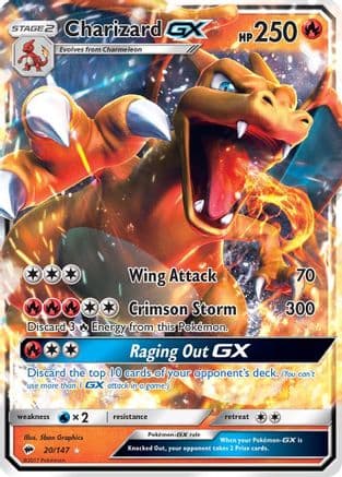 Charizard GX — SM - Burning Shadows Pokémon TCG card by 5ban Graphics