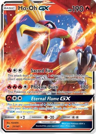 Ho-Oh GX — SM - Burning Shadows Pokémon TCG card by Rended Nox