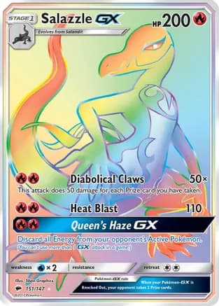 Salazzle GX (Secret) — SM - Burning Shadows
