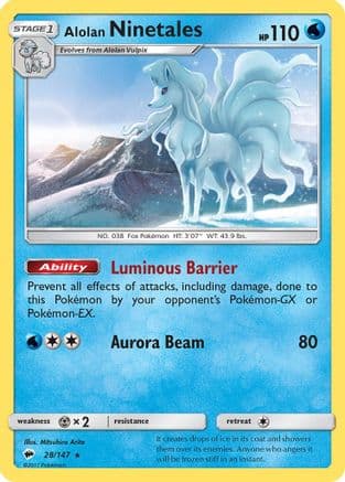 Alolan Ninetales — SM - Burning Shadows