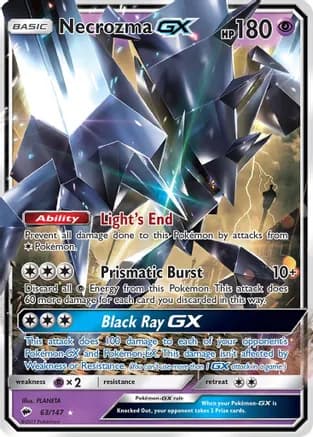 Necrozma GX — SM - Burning Shadows