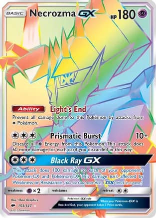 Necrozma GX (Secret) — SM - Burning Shadows