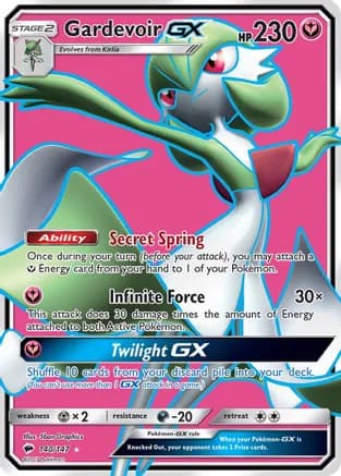 Gardevoir GX (Full Art) — SM - Burning Shadows