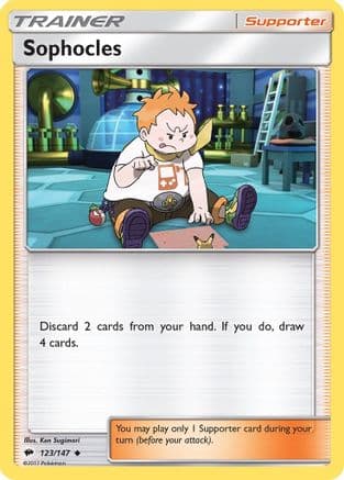 Sophocles — SM - Burning Shadows Pokémon TCG card by Ken Sugimori
