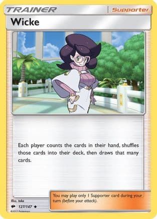 Wicke — SM - Burning Shadows Pokémon TCG card by take