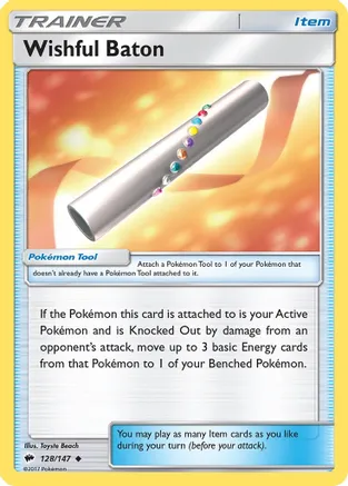 Wishful Baton — SM - Burning Shadows Pokémon TCG card by Toyste Beach