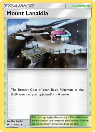 Mount Lanakila — SM - Burning Shadows Pokémon TCG card by 5ban Graphics