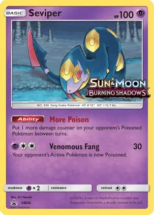 Seviper - SM46 (Prerelease) — SM Promos