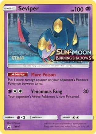 Seviper - SM46 (Prerelease) [Staff] — SM Promos