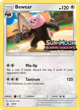 Bewear - SM49 (Prerelease) [Staff] — SM Promos