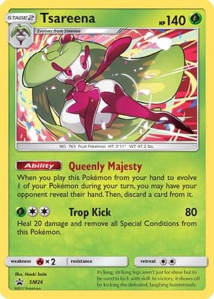 Tsareena - SM26 — SM Promos Pokémon TCG card by Naoki Saito
