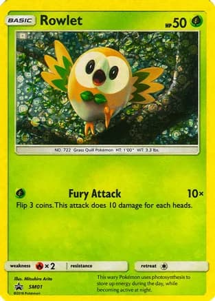 Rowlet - SM01 (General Mills Promo) — Miscellaneous Cards & Products