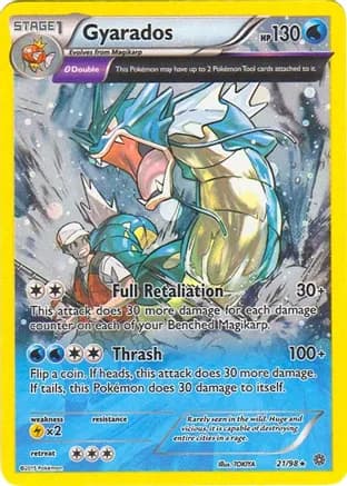 Gyarados - 21/98 (Cosmos Holo) — Miscellaneous Cards & Products