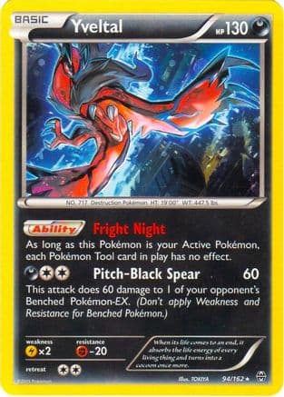 Yveltal - 94/162 (Cosmos Holo) — Blister Exclusives Pokémon TCG card by TOKIYA