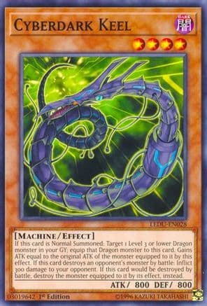 Cyberdark Keel — Legendary Duelists Yu-Gi-Oh! card by KAZUKI TAKAHASHI