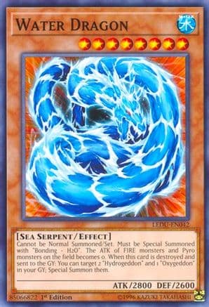 Water Dragon — Legendary Duelists Yu-Gi-Oh! card by KAZUKI TAKAHASHI