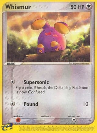 Whismur - 019 (Target Promo) — Nintendo Promos Pokémon TCG card by Ken Sugimori/Hasuno