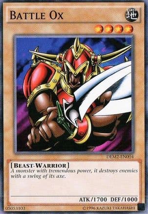 Battle Ox — Demo Deck 2015 Yu-Gi-Oh! card by KAZUKI TAKAHASHI