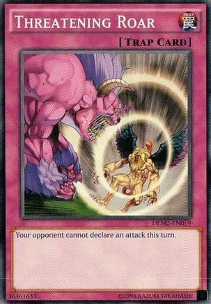 Threatening Roar — Demo Deck 2015 Yu-Gi-Oh! card by KAZUKI TAKAHASHI