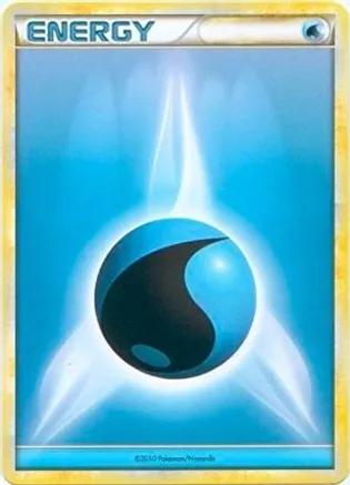Water Energy (2010 Unnumbered HGSS Style Non-Holo) — League & Championship Cards