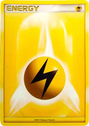 Lightning Energy (2007 Unnumbered D/P Style Non-Holo) — League & Championship Cards