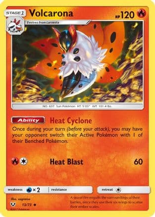 Volcarona — Shining Legends Pokémon TCG card by nagimiso