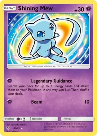 Shining Mew — Pokémon TCG card