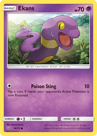 Ekans — Shining Legends Pokémon TCG card by DemizuPosuka
