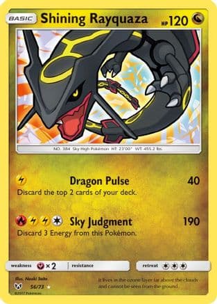Shining Rayquaza — Pokémon TCG card