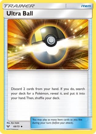 Ultra Ball — Shining Legends Pokémon TCG card by Ryo Ueda