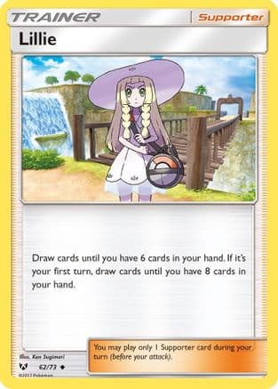 Lillie — Shining Legends Pokémon TCG card by Ken Sugimori