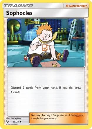Sophocles — Shining Legends Pokémon TCG card by Ken Sugimori