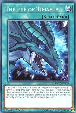 The Eye of Timaeus — Yu-Gi-Oh! card