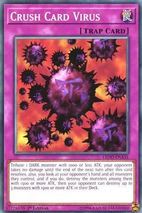 Crush Card Virus — Legendary Dragon Decks Yu-Gi-Oh! card by KAZUKI TAKAHASHI