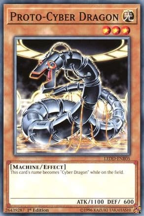 Proto-Cyber Dragon — Legendary Dragon Decks Yu-Gi-Oh! card by KAZUKI TAKAHASHI
