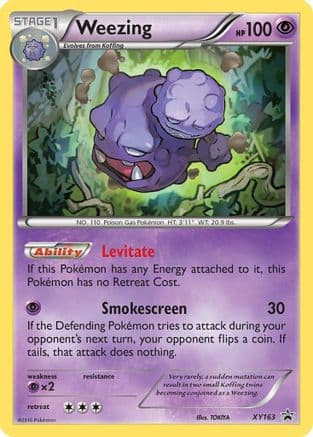 Weezing - XY163 — XY Promos