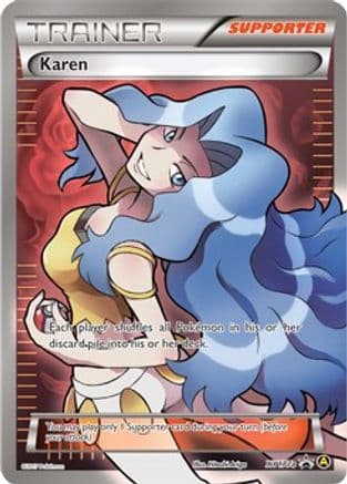 Karen - XY177a — Alternate Art Promos Pokémon TCG card by Hajime Kusajima