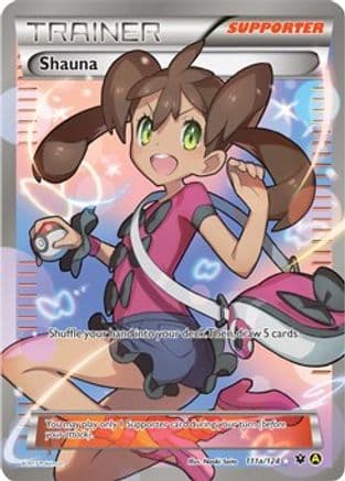 Shauna - 111a/124 — Alternate Art Promos Pokémon TCG card by Naoki Saito