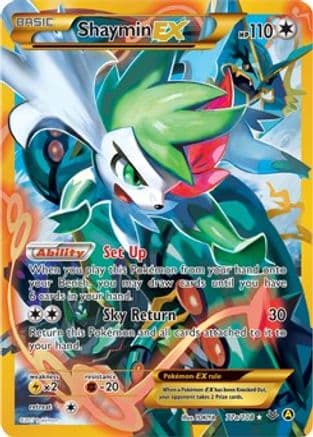 Shaymin EX - 77a/108 — Pokémon TCG card