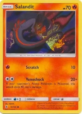 Salandit - 15/145 (Collection Promo) — League & Championship Cards
