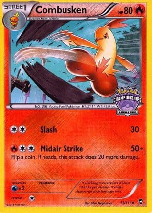 Combusken - 13/111 (Arena Cup Championships) — League & Championship Cards Pokémon TCG card by Shin Nagasawa