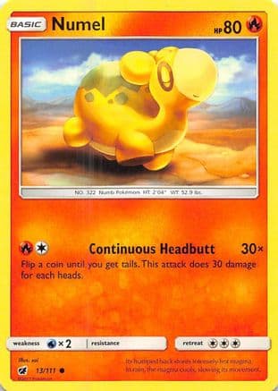 Numel — SM - Crimson Invasion Pokémon TCG card by Shibuzoh.
