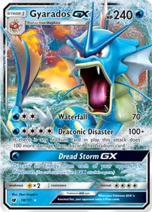 Gyarados GX — Pokémon TCG card