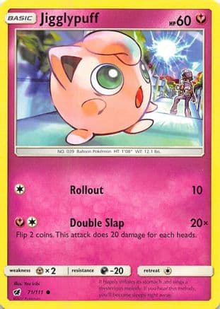 Jigglypuff — SM - Crimson Invasion Pokémon TCG card by You Iribi