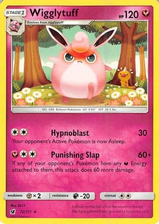 Wigglytuff — SM - Crimson Invasion Pokémon TCG card by 0313