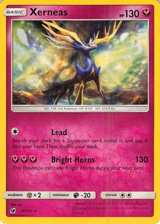 Xerneas — SM - Crimson Invasion Pokémon TCG card by sui
