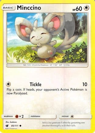 Minccino — SM - Crimson Invasion Pokémon TCG card by kodama
